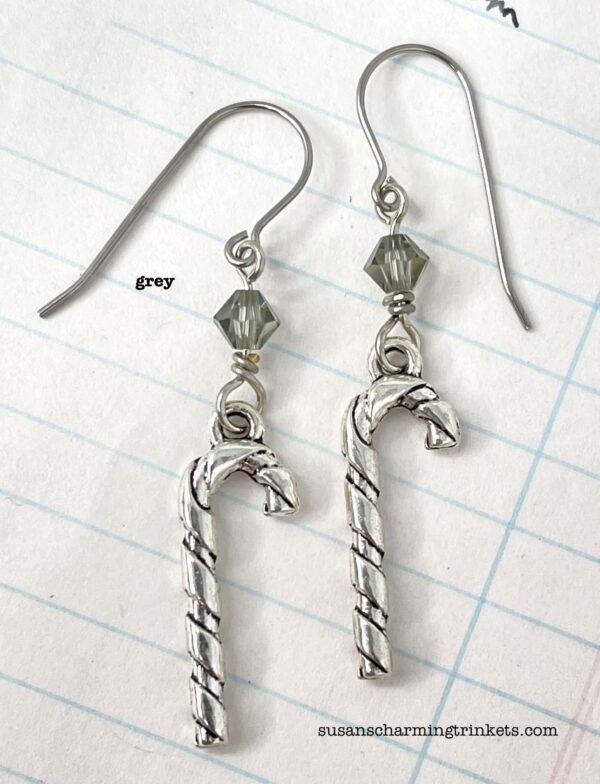 Candy Cane Charm Earrings