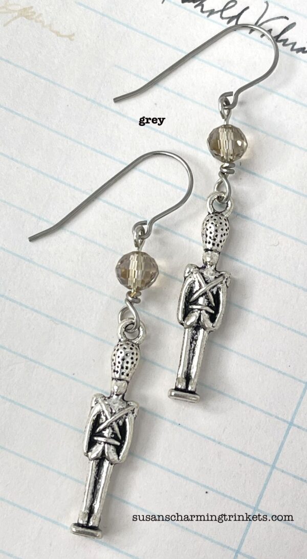 Drummer Boy Charm Earrings