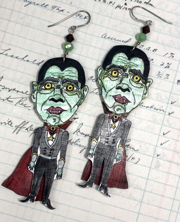 dracula earrings