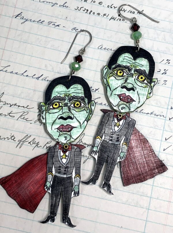 dracula earrings