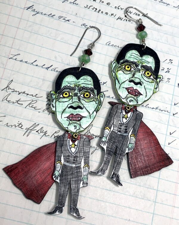 dracula earrings