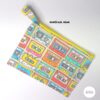 Medium zipper pouch in retro camera fabric