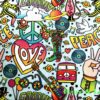 Love & Peace Fabric