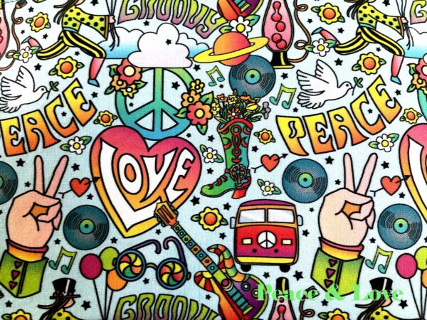 Love & Peace Fabric