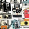 Retro Camera Fabric