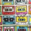 Retro Cassette Fabric