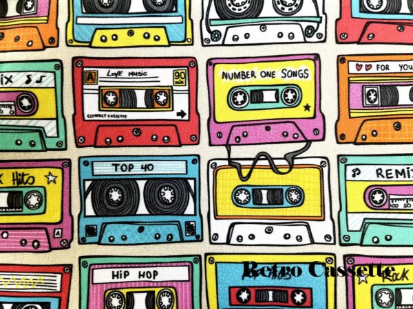 Retro Cassette Fabric